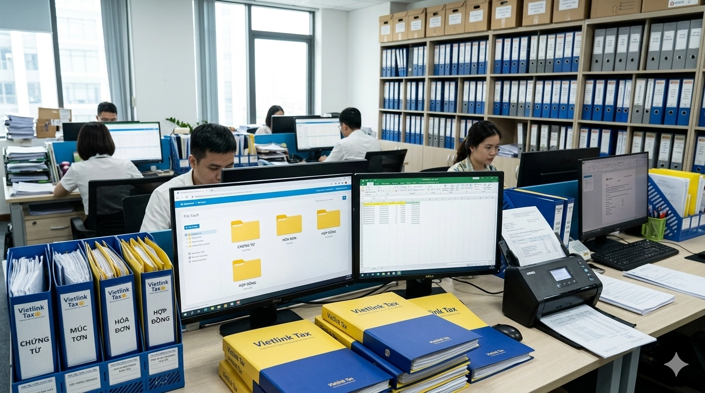 Quản lý chứng từ hoá đơn hợp đồng