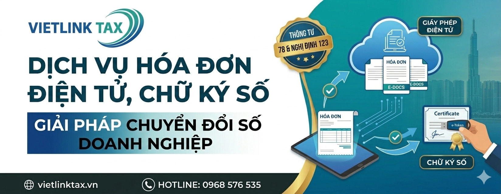 Dịch vụ hóa đơn điện tử, chữ ký số